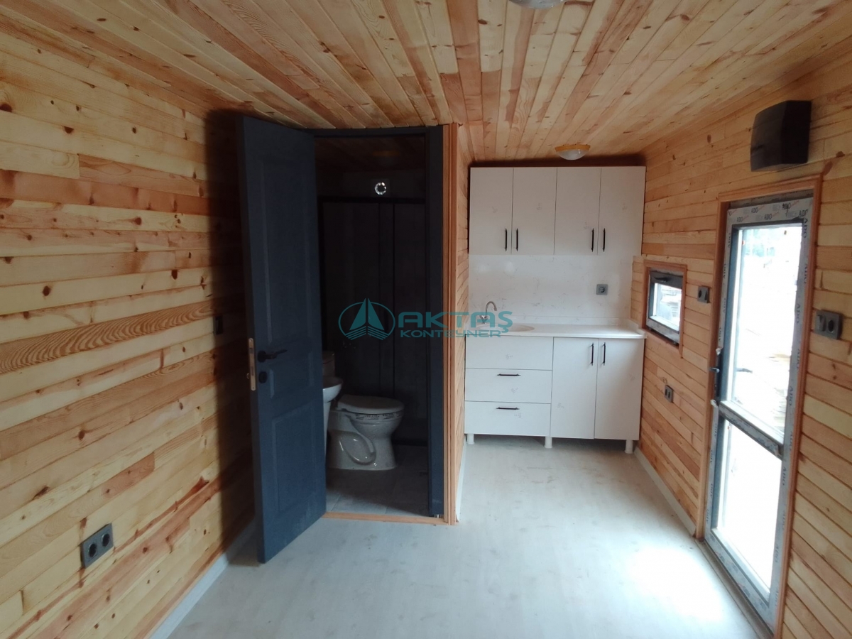 Konteyner Ev Dış Kenet Çatılı